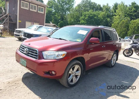 2010 Toyota Highlander Limited V6 z USA, uszkodzony, nr VIN 5TDDK3EH7AS006811